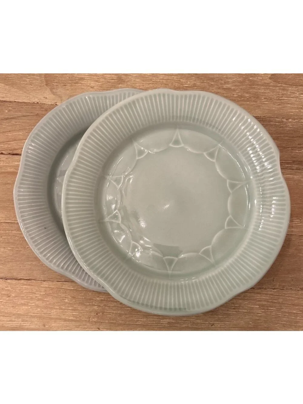 Pier 1 Celadon Dinner Plate Green 9.5